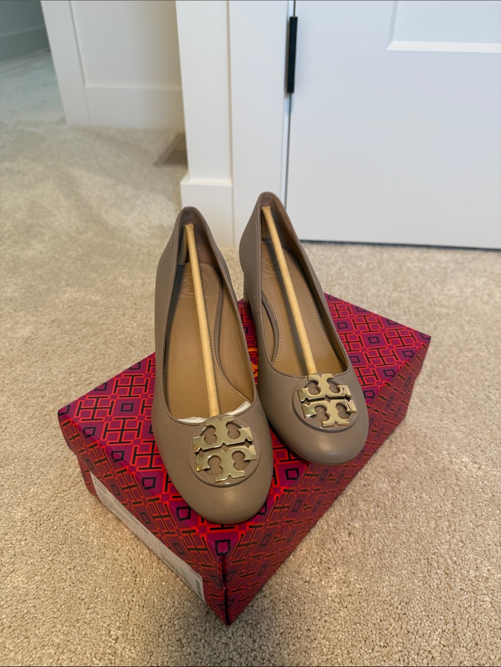 Tory Burch Janet 50mm Pump in calf leather